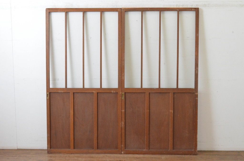 モールガラス入り ガラス戸