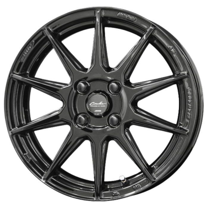 ホイール4本セット 17インチ 7 J 45 4 H 100 CIRCLAR C 10 R グロスブラック