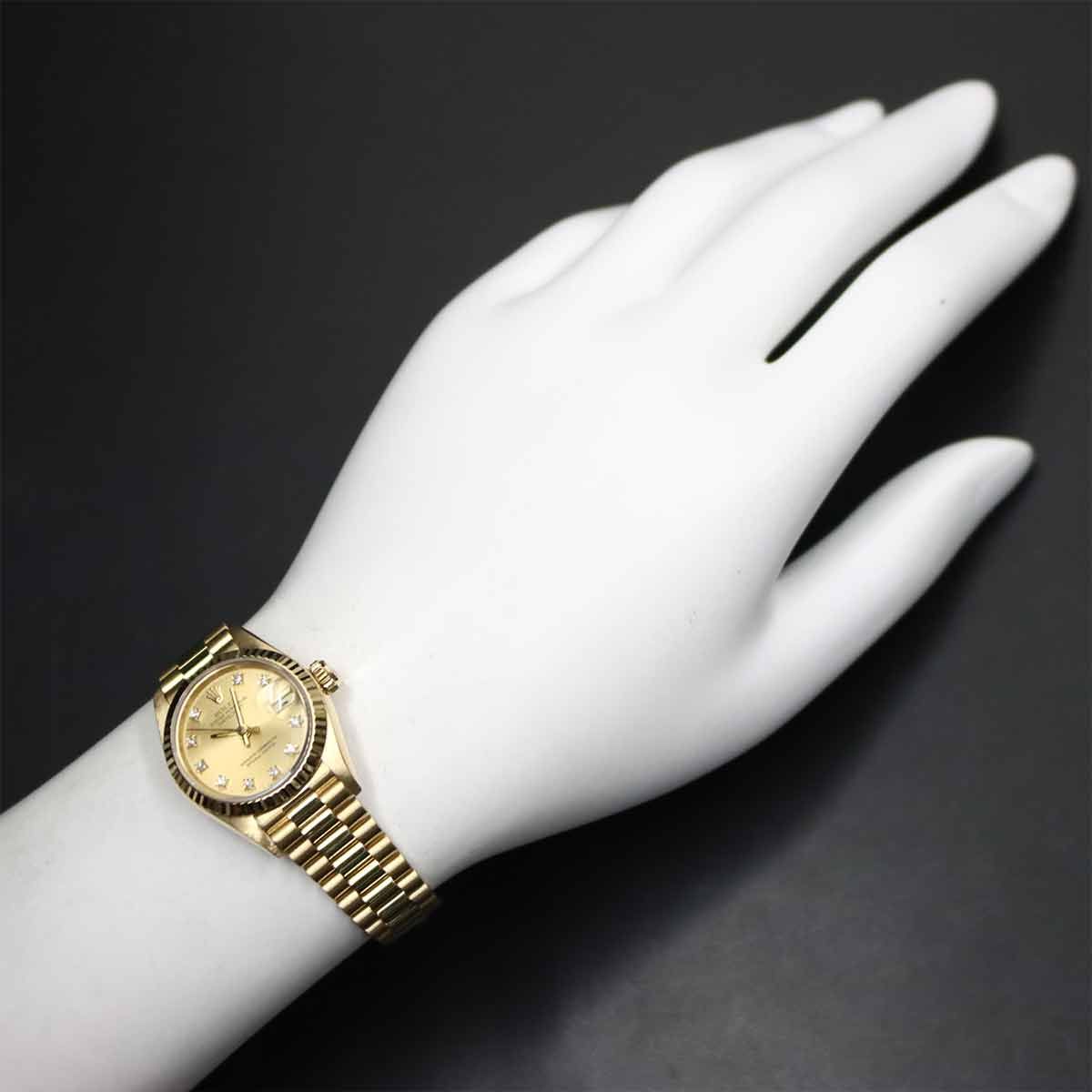 ロレックス ROLEX デイトジャスト 69178G 9番 レディース 腕時計 10P