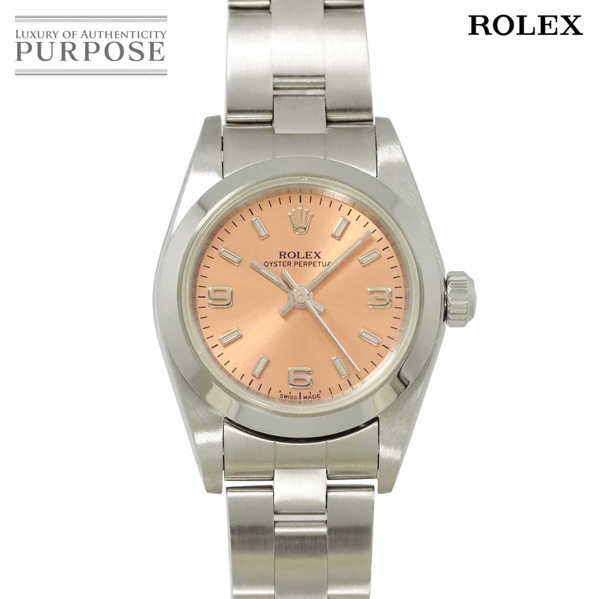 ロレックス ROLEX オイスターパーペチュアル 76080 Y番 レディース