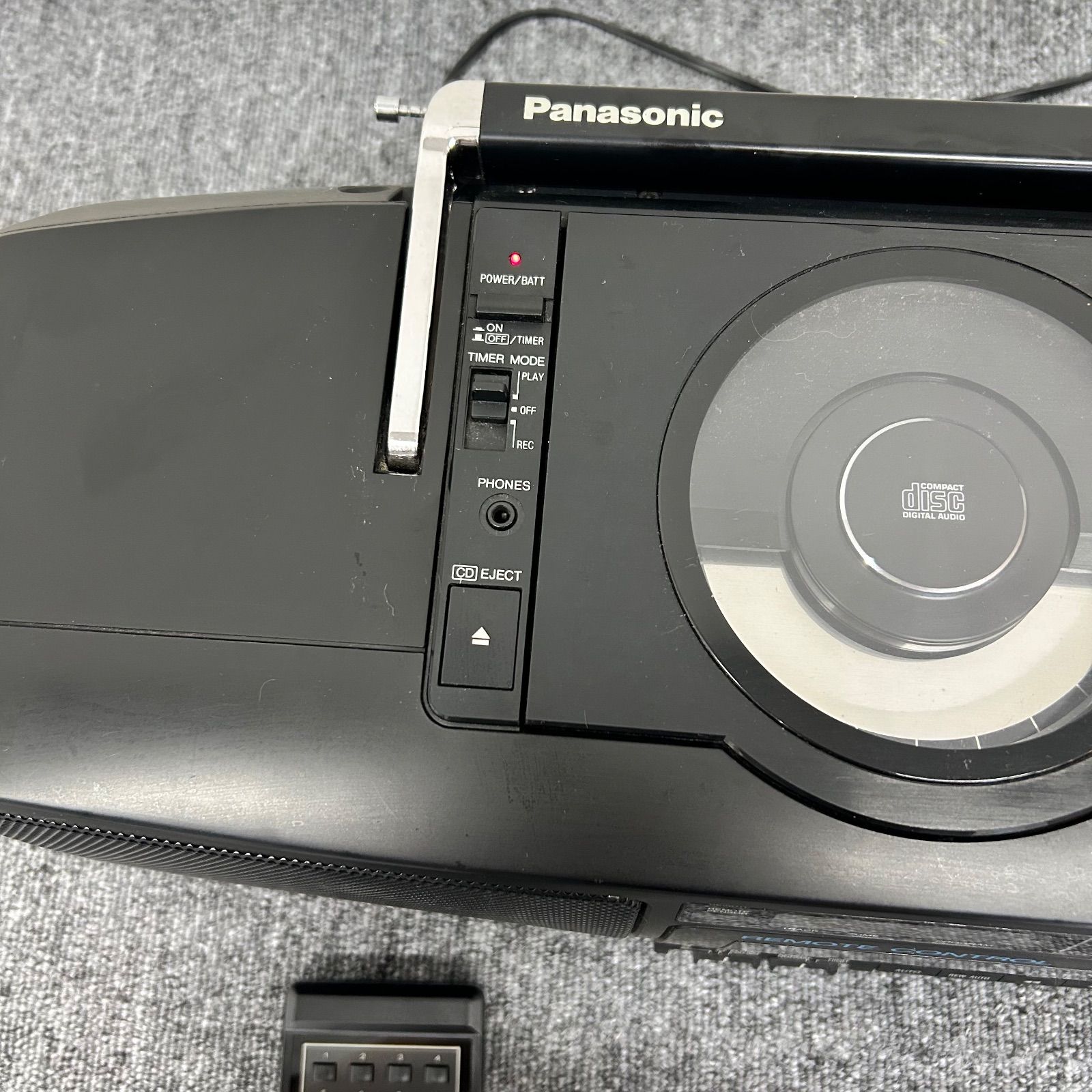 Panasonic CDラジカセ RX-FD75 リモコン付き - メルカリ