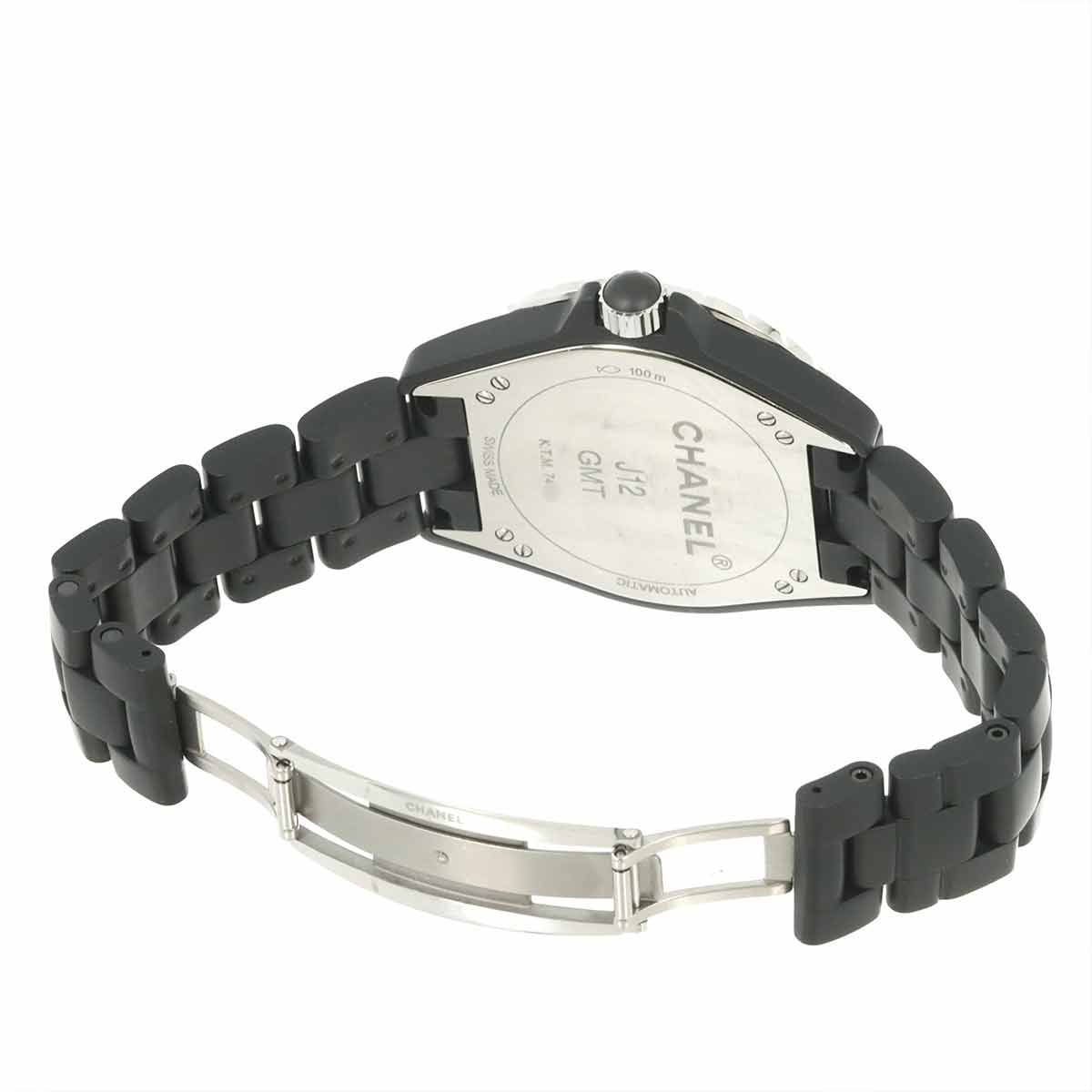 シャネル CHANEL J12 GMT 41mm H3101 メンズ 腕時計 デイト マット