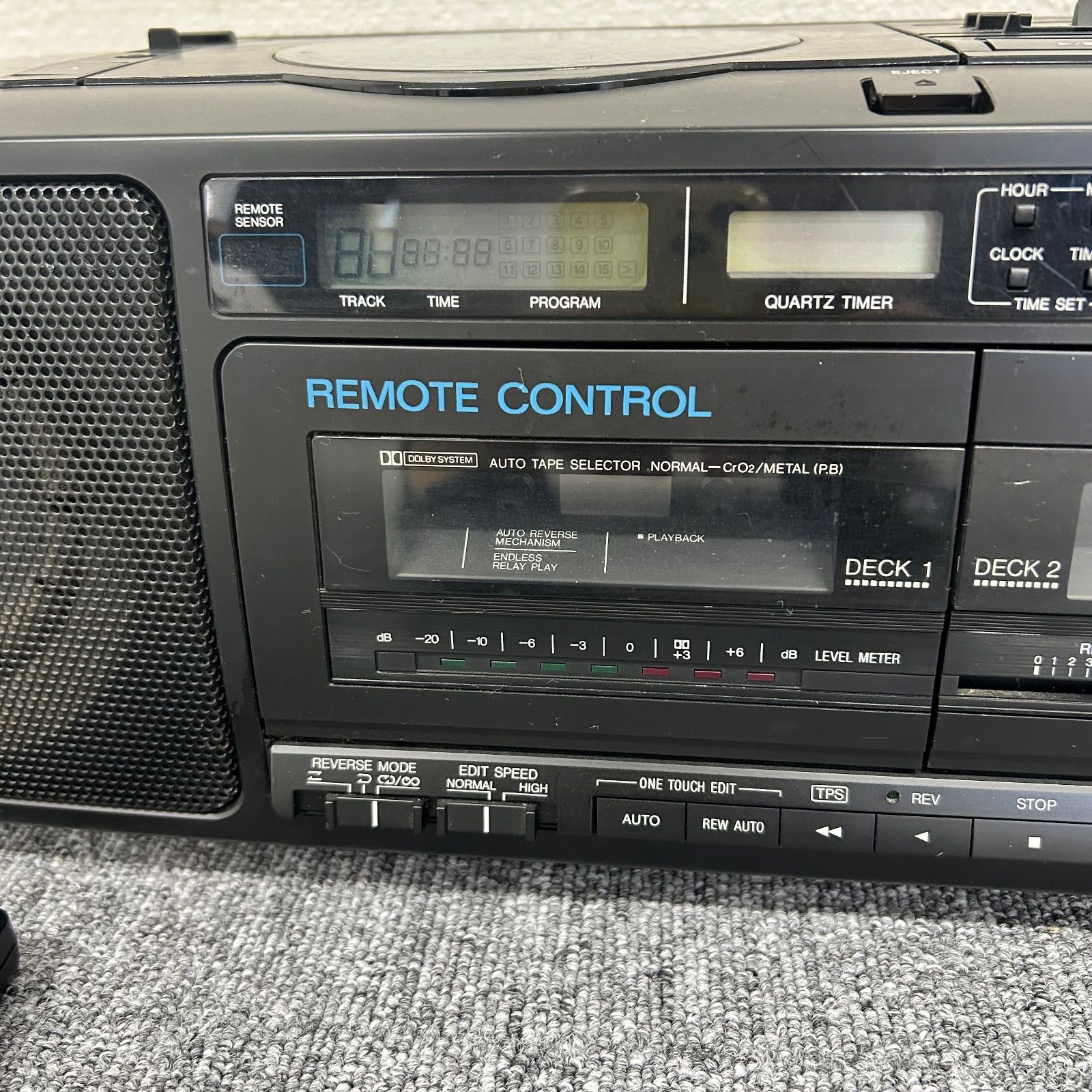 Panasonic CDラジカセ RX-FD75 リモコン付き - メルカリ