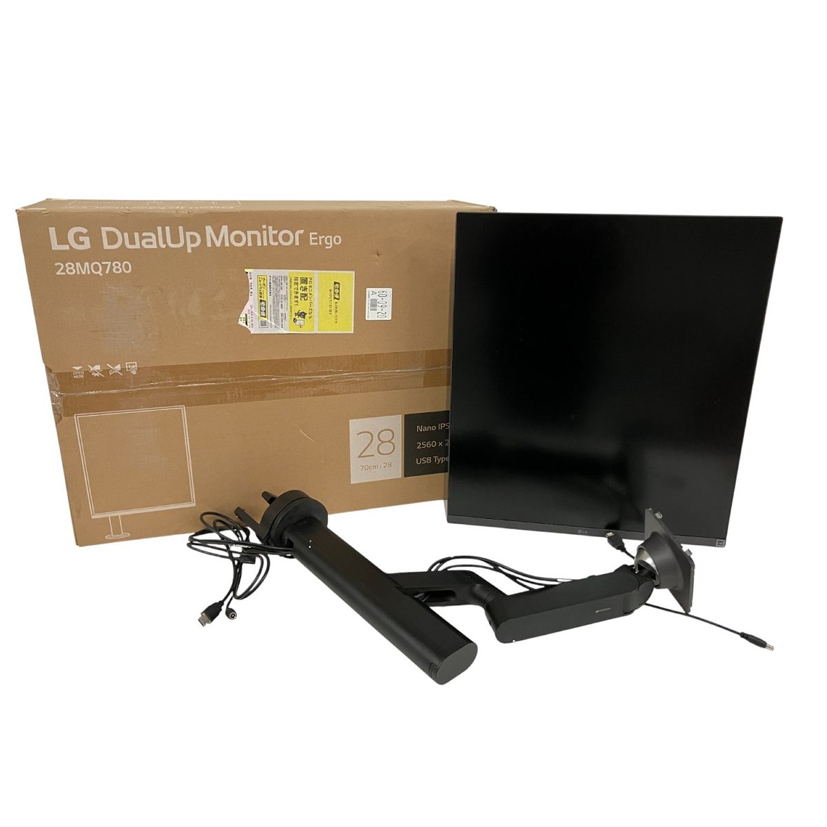 LG 28 MQ 780 B 27 6インチ デュアルアップモニター 製 PC 家電 良好