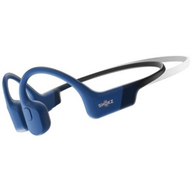 ♥ ＳＨＯＫＺ 骨伝導イヤホン OpenRun Mini Blue リモコン･マイク 対応 | 骨伝導 Bluetooth SKZ-EP-000013
