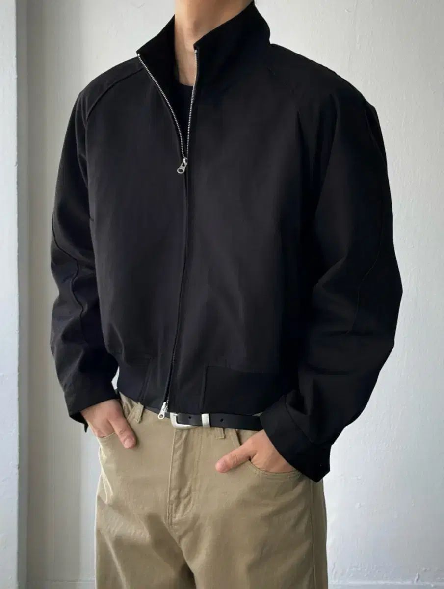 マーティン クロップド ジャケット ブラック 100 110