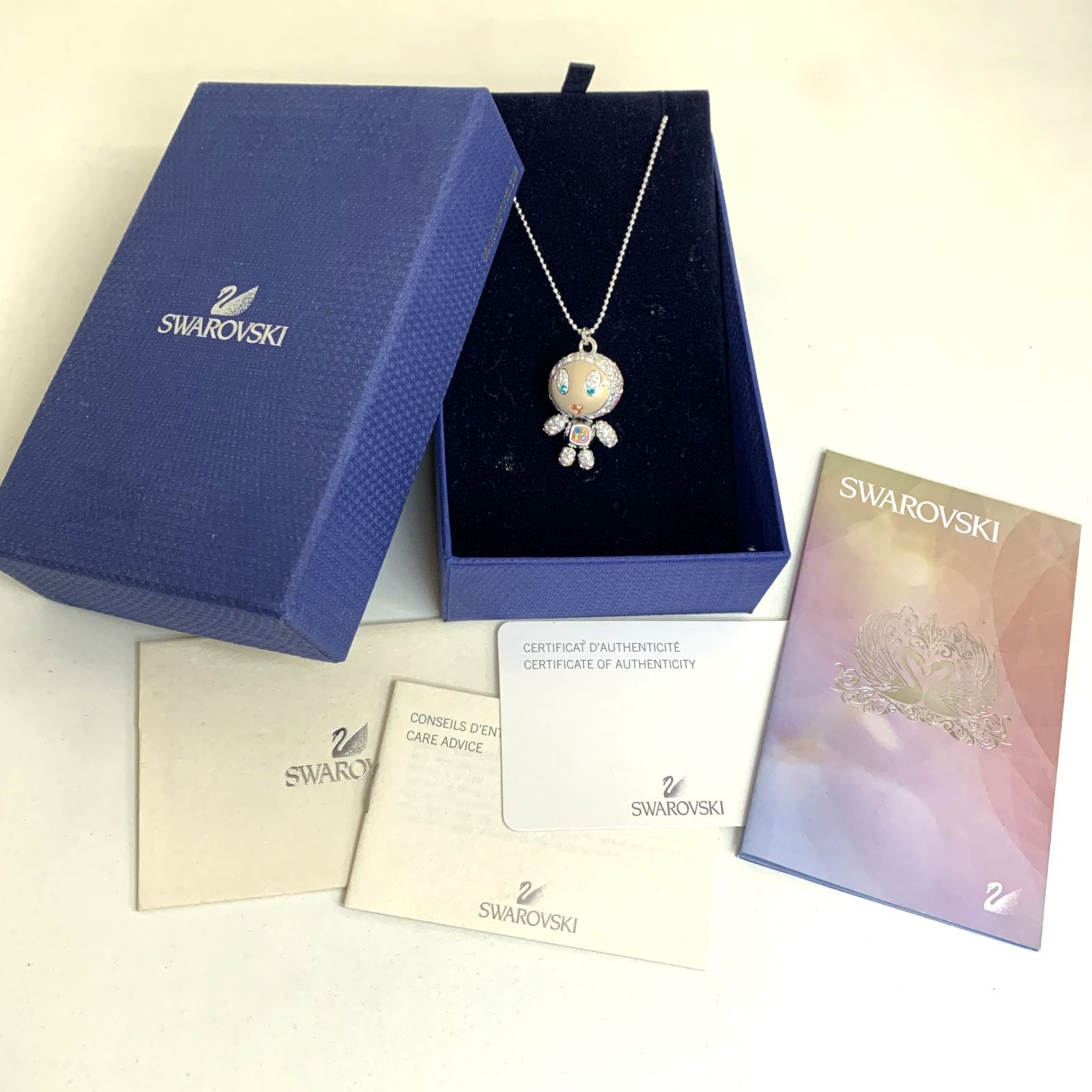 中古品】SWAROVSKI Erika ペンダント スワロフスキー ロング