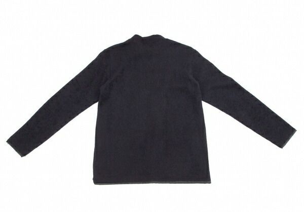 COMME des GARÇONS tricot ニット ブラック 毛100% トリココムデギャルソンtricot COMME des GARCONS ウール起毛モック