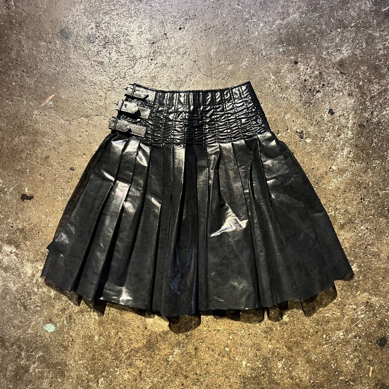 JUNYA WATANABE/ジュンヤワタナベ ベルテッドプリーツスカート JUNYA WATANABE 25ss ベルテッドプリーツスカート S チュール ジュンヤ