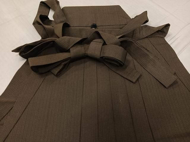 平和屋着物○男性 行灯袴 縞 正絹 逸品 AABE3971ph - メルカリ