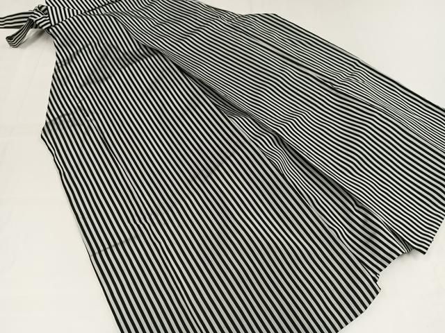 平和屋着物 男性 馬乗り袴 縞 洗える着物 ph