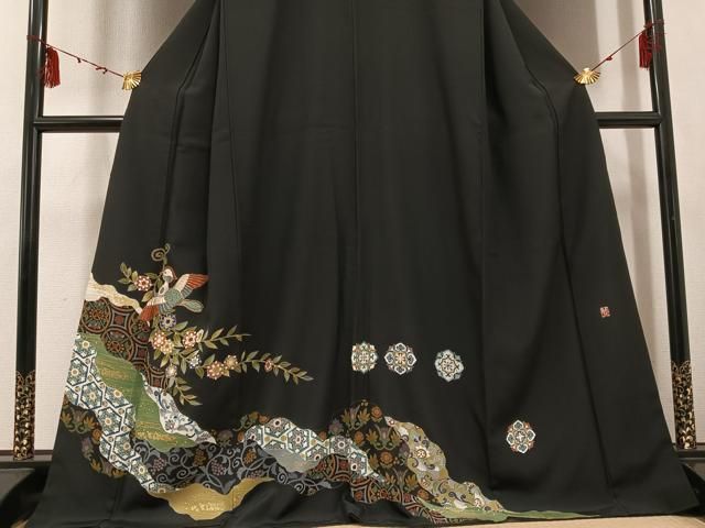 平和屋着物 豪華黒留袖