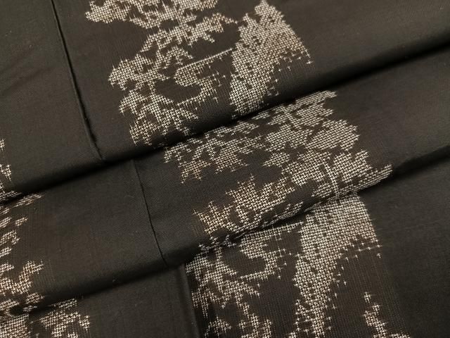 平和屋着物 本場大島紬 地空き カタス9マルキ 草木間道 鈴乃屋扱い 正絹 ph