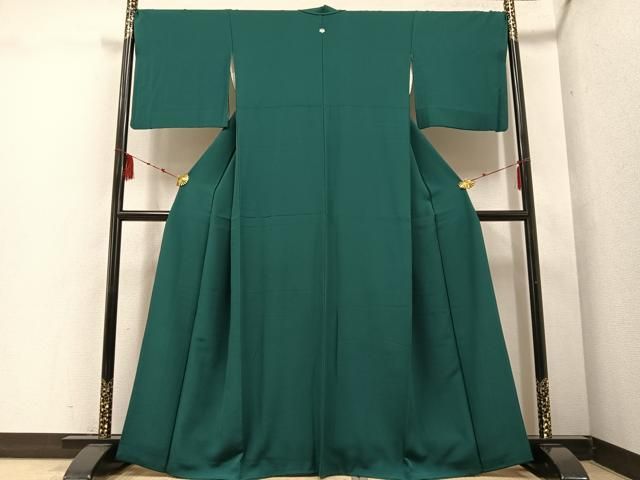 平和屋着物●上質な色無地 虫襖色 正絹 ph