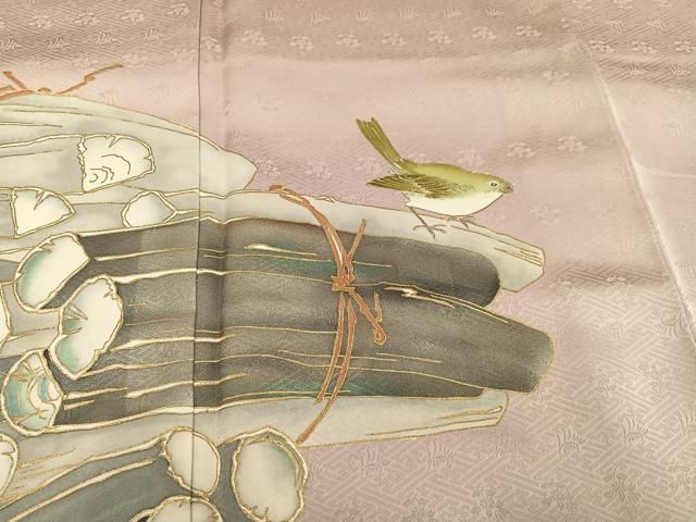 平和屋着物○訪問着 作家物 周 伝承の美 鳥 兎 暈し染め 金彩 正絹