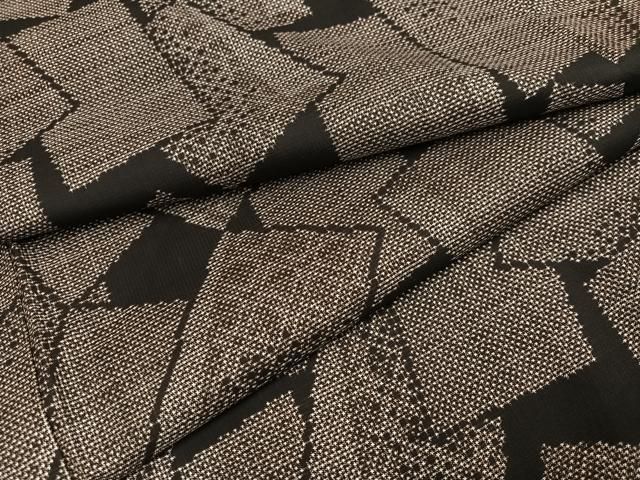 平和屋着物 本場大島紬 一元7マルキ 色紙重ね文 正絹 ph