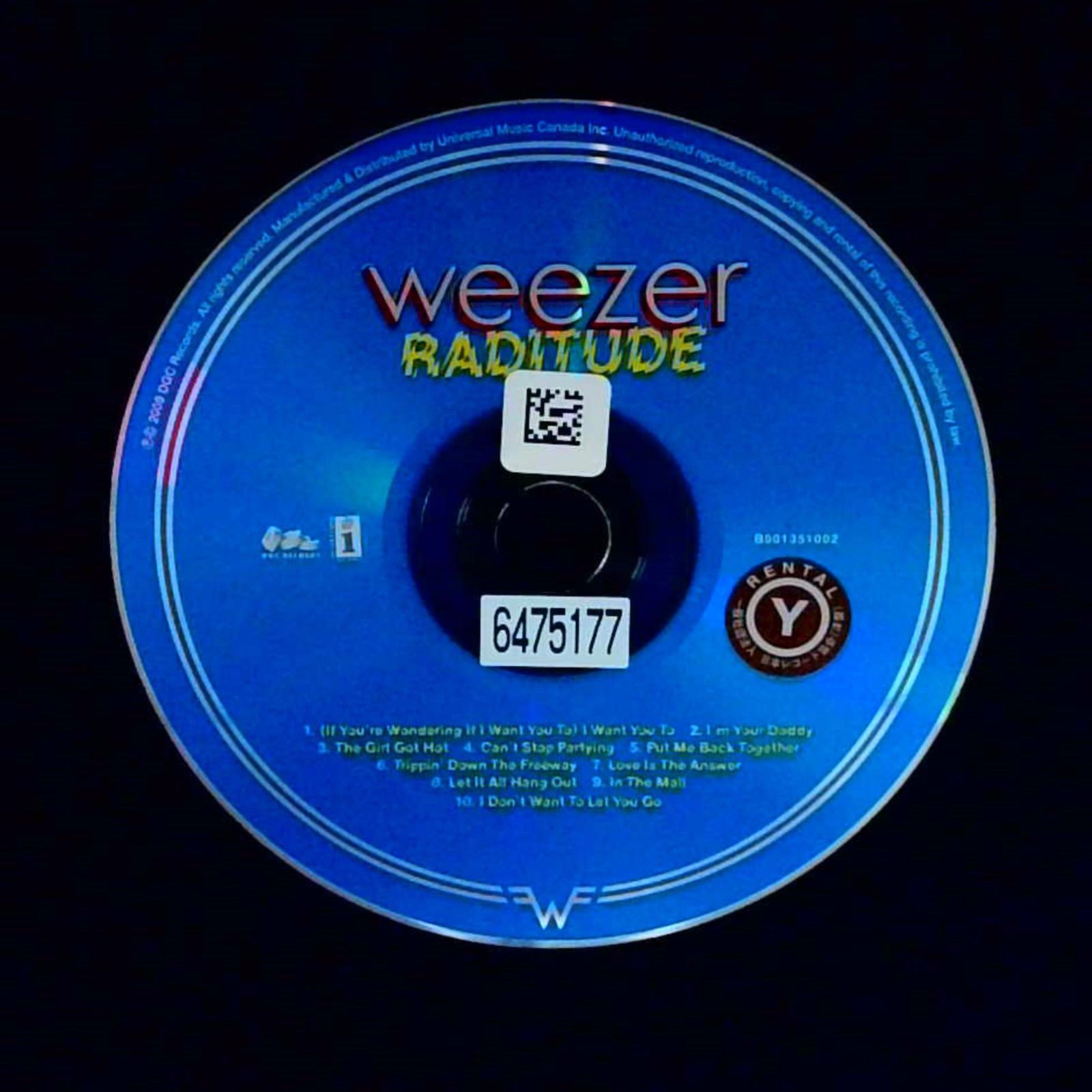 Weezer Raditude レコードLP