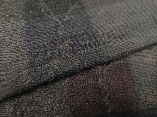  平和屋着物 本場大島紬 染大島 絞り 色紙文 正絹 ph 紬 着物