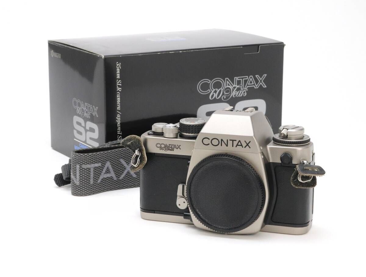 AA- 上品 CONTAX コンタックス S 2 60周年記念モデル ボディ 初期不良 対応 212-10