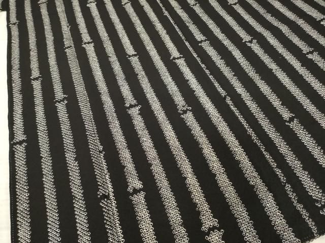平和屋着物●上質な小紋　絞り　竹縞　黒地　正絹　逸品　AABE4450ck 平和屋着物○上質な小紋 絞り 竹縞 黒地 正絹 逸品 AABE4450ck - メルカリ