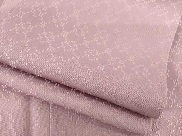 平和屋着物 花織 色無地 鴇浅葱色 健勝苑扱い 正絹 ck