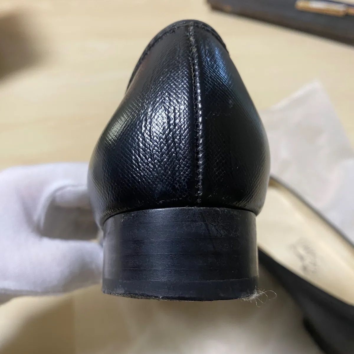 【美品】フェラガモ パンプス サイズ23cm ブラック　黒　レザー　ガンチーニ FERRAGAMO（フェラガモ） サルヴァトーレフェラガモ Salvatore