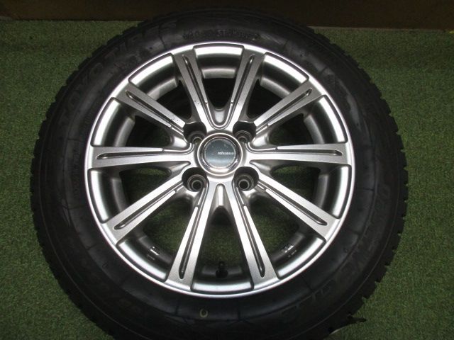 中古】 送料込み ミルアス 165/65R14 スタッドレスタイヤ4本SET
