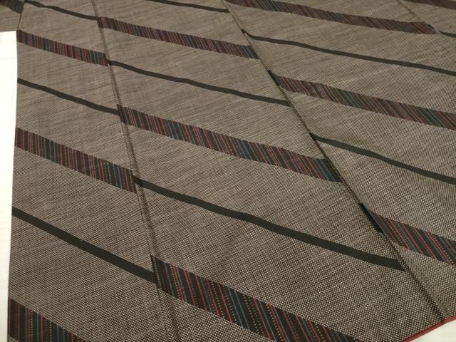 平和屋着物○本場大島紬 一元絣 斜縞 正絹 逸品 AABE5934ck - メルカリ