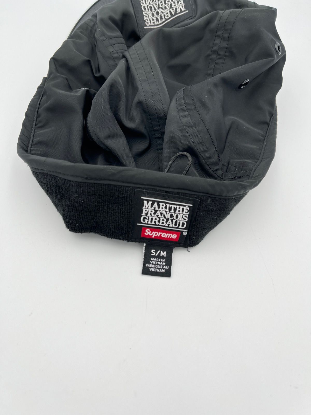 ️【美品】Supreme × MARITHE FRANCOIS GIRBAUD コラボ キャップ 黒 S 