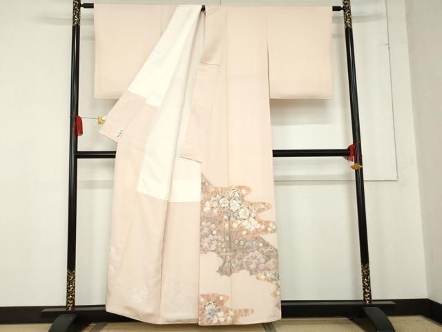 平和屋着物●十日町 名門 滝泰謹製 色留袖 絞り 辻が花 正絹 cs