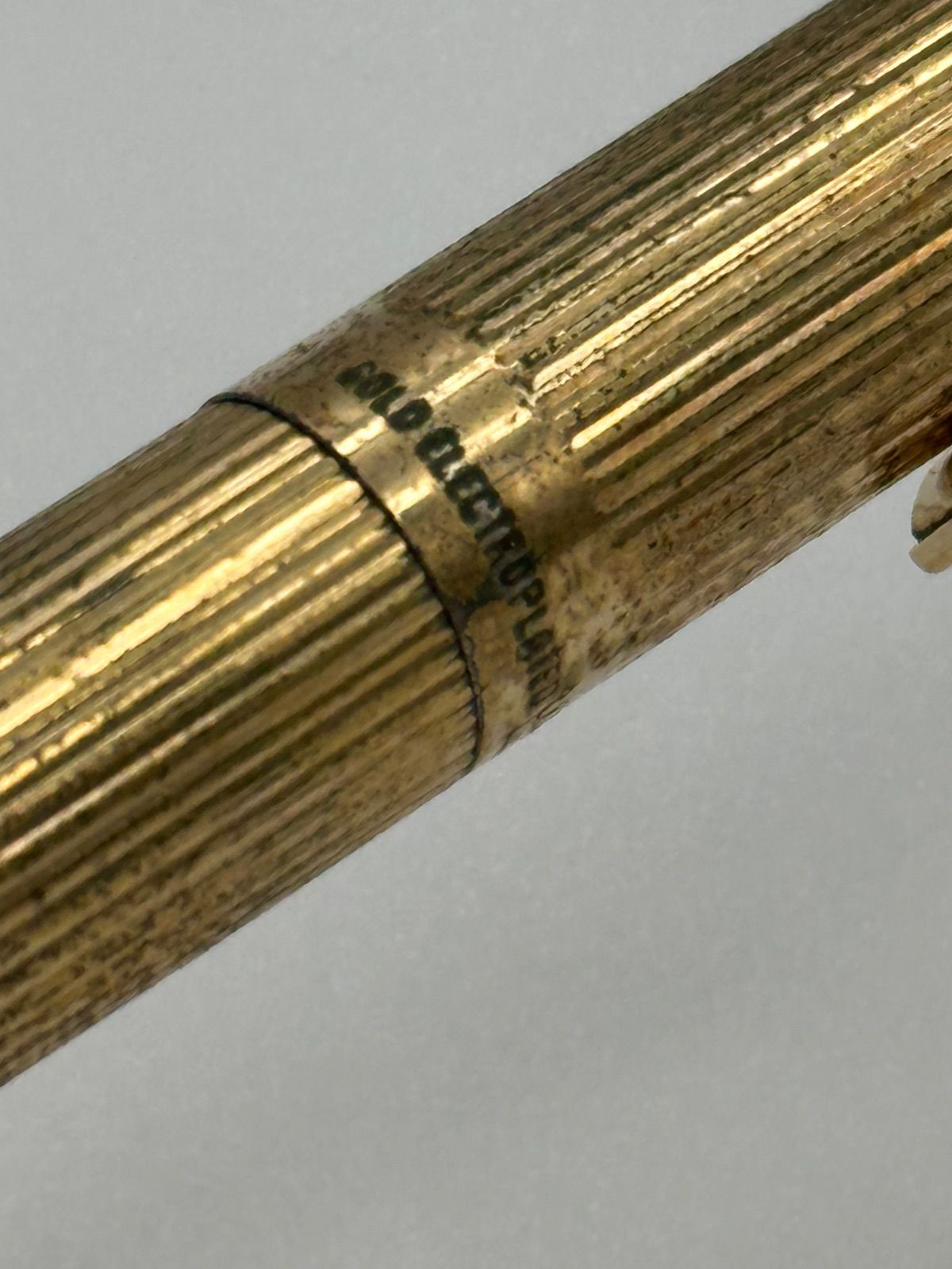 AD83ｰe】SHEAFFER 万年筆 ペン先14K 585 刻印 ゴールド 金色