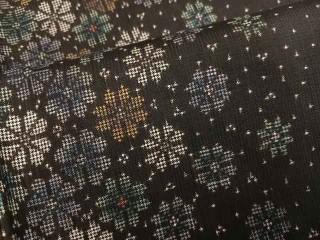 本場大島紬 古代染色純泥染