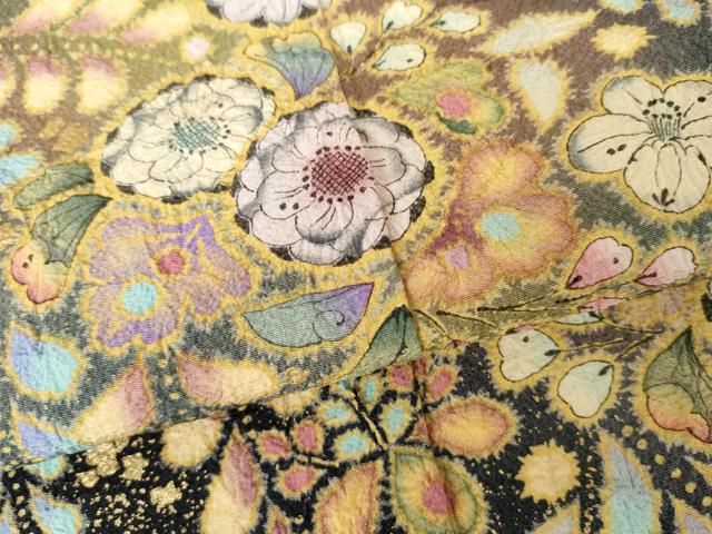 平和屋着物○越後十日町の一流染匠 桐屋・翠山工房 訪問着 絞り 辻が花