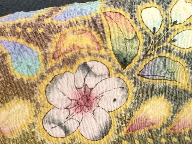 平和屋着物○越後十日町の一流染匠 桐屋・翠山工房 訪問着 絞り 辻が花