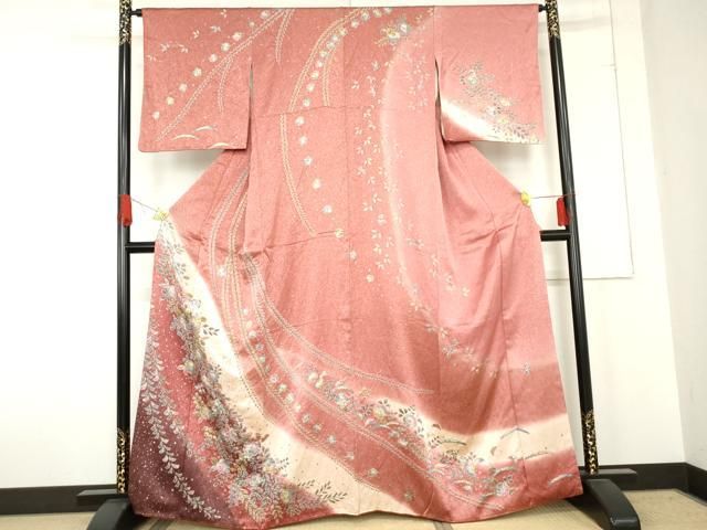 平和屋着物○訪問着 辻が花 暈し染め 正絹 逸品 AABE2899cs - メルカリ