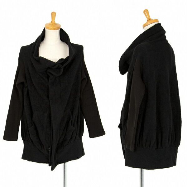 リミフゥLIMI feu 袖リブ切替起毛ジップブルゾン 黒S - メルカリ