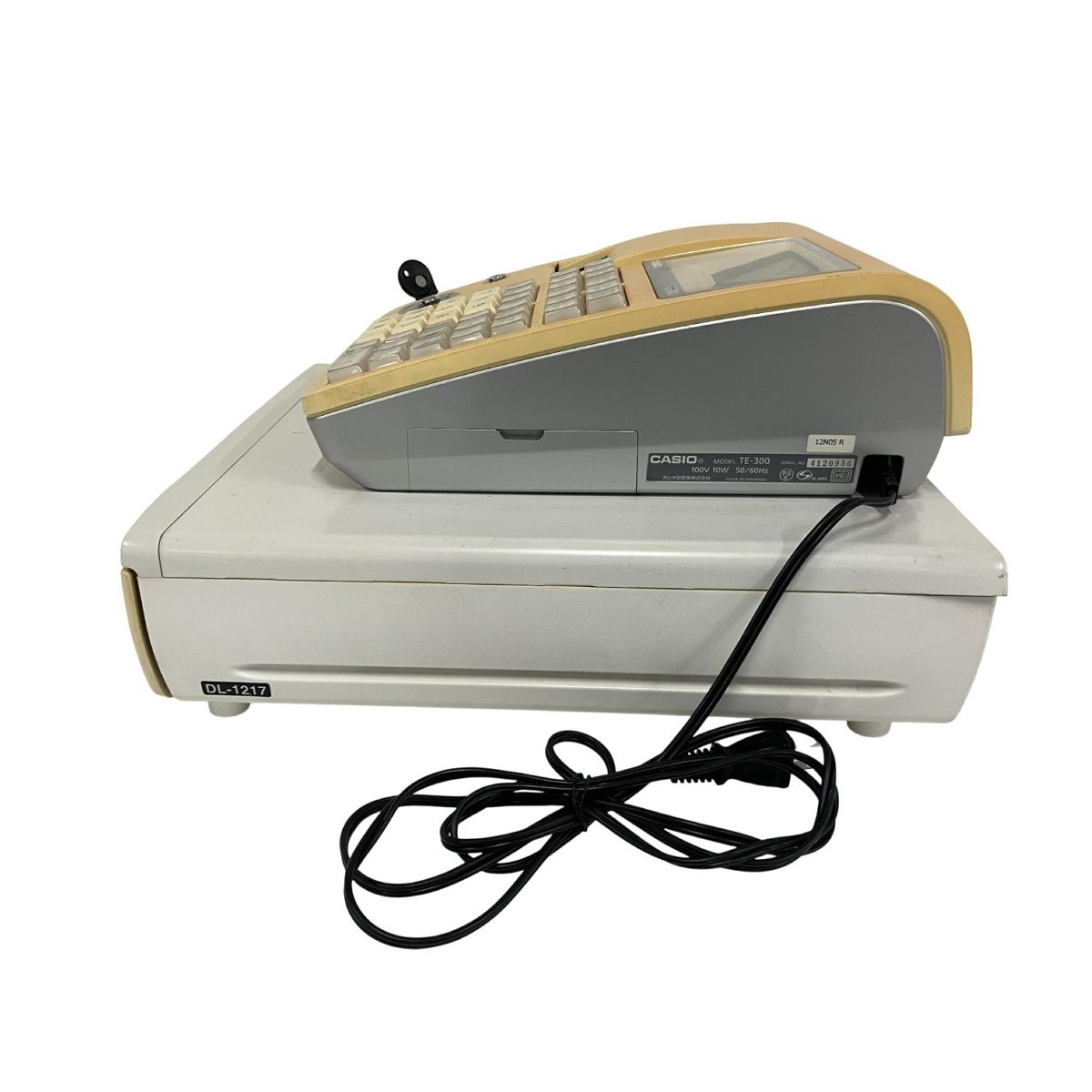 生活家電 CASIO TE-300 電子レジスター 店舗用 レジ カシオ 家電 B10662902