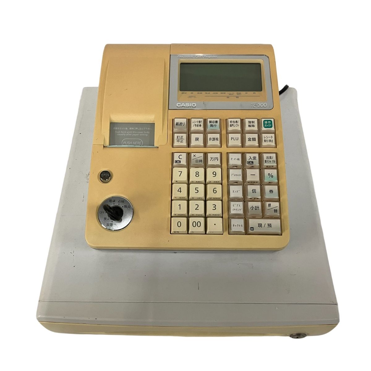 生活家電 CASIO TE-300 電子レジスター 店舗用 レジ カシオ 家電 B10662902