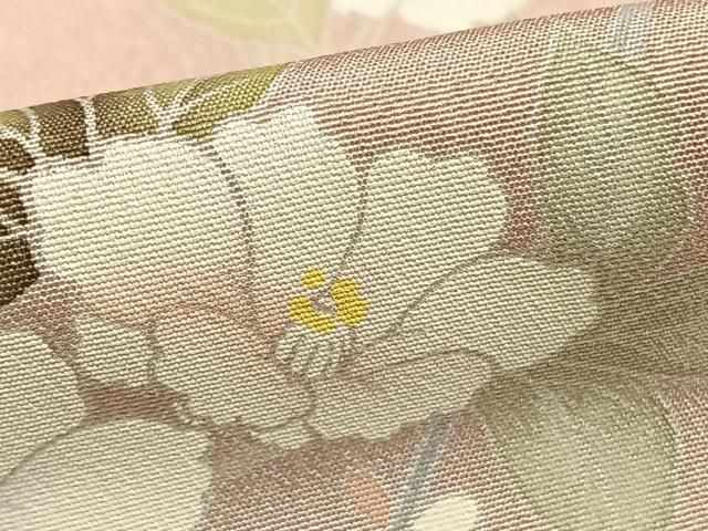 平和屋着物○訪問着 友禅 枝花文 暈し染め 正絹 逸品 AABE1981fy