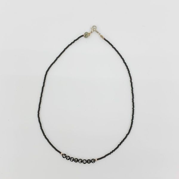 GLAMOUR ヒステリックグラマー メガネストラップ メガネコード マスクストラップ アクセサリー 男女兼用 ブラック 服飾 DF 17545