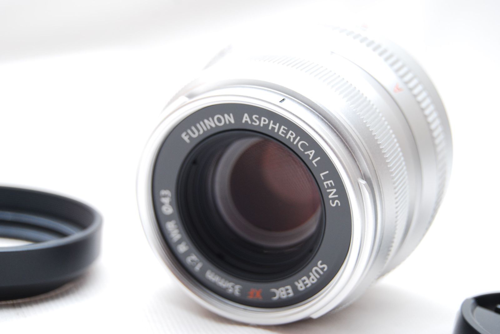 上 富士フイルム X 交換レンズ フジノン 単焦点 標準 コンパクト 35 mm F 2 シルバー