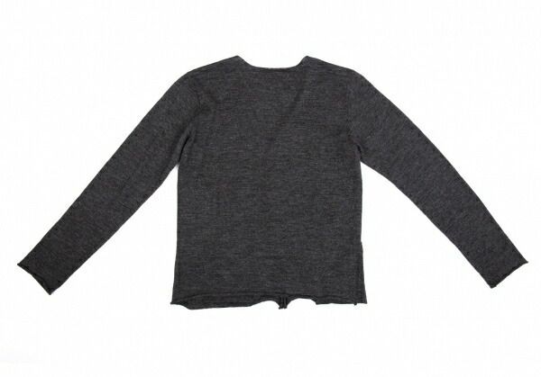 444 ババグーリ Babaghuri コットン カットソー カーディガン 黒 444 ババグーリ Babaghuri コットン カットソー カーディガン 黒 444