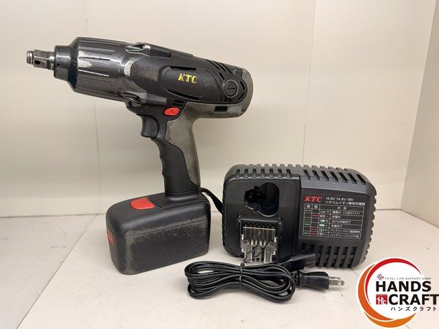 ♪♪ 品 KTC 18 V 充電式インパクトレンチ JAE 402 バッテリー | 充電器付き 京都機械工具
