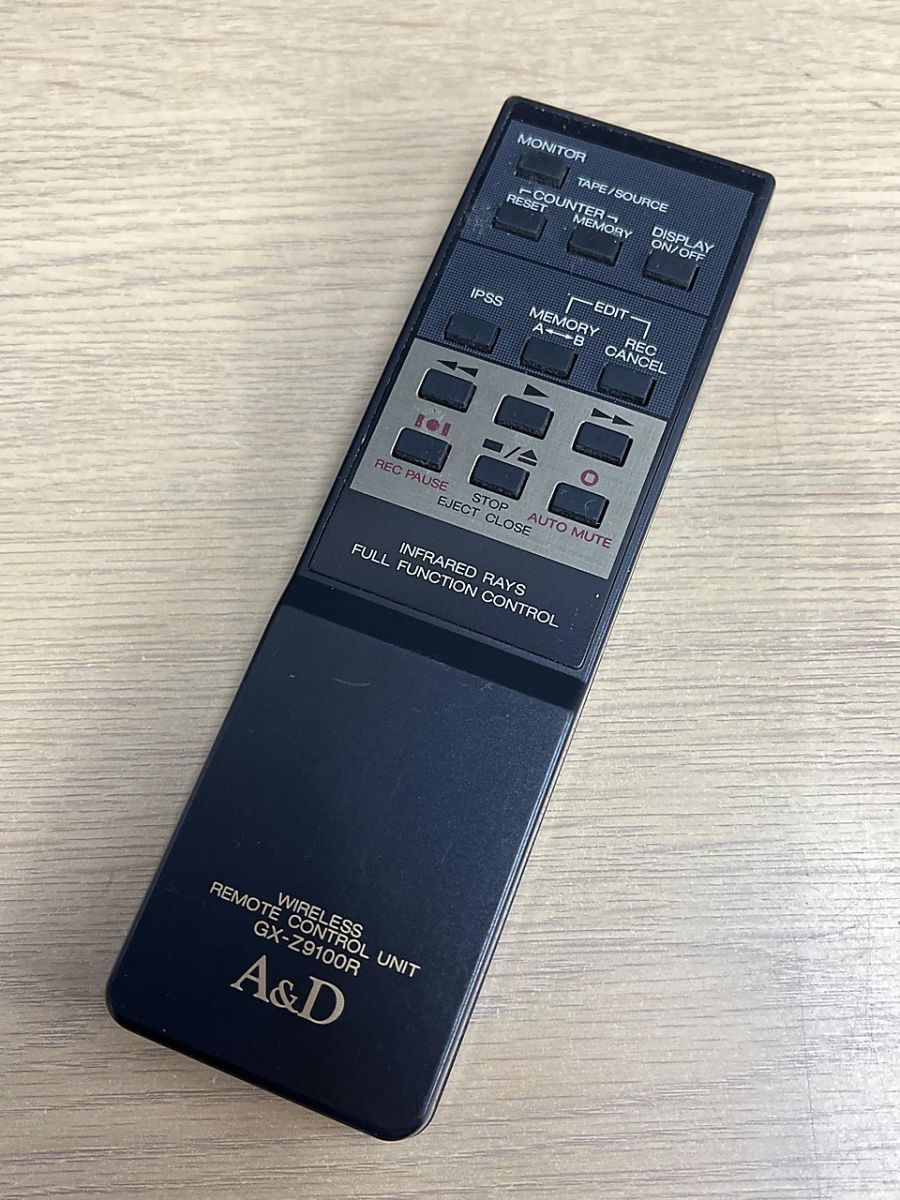 A D カセットデッキ用 リモコン GX Z 9100 R