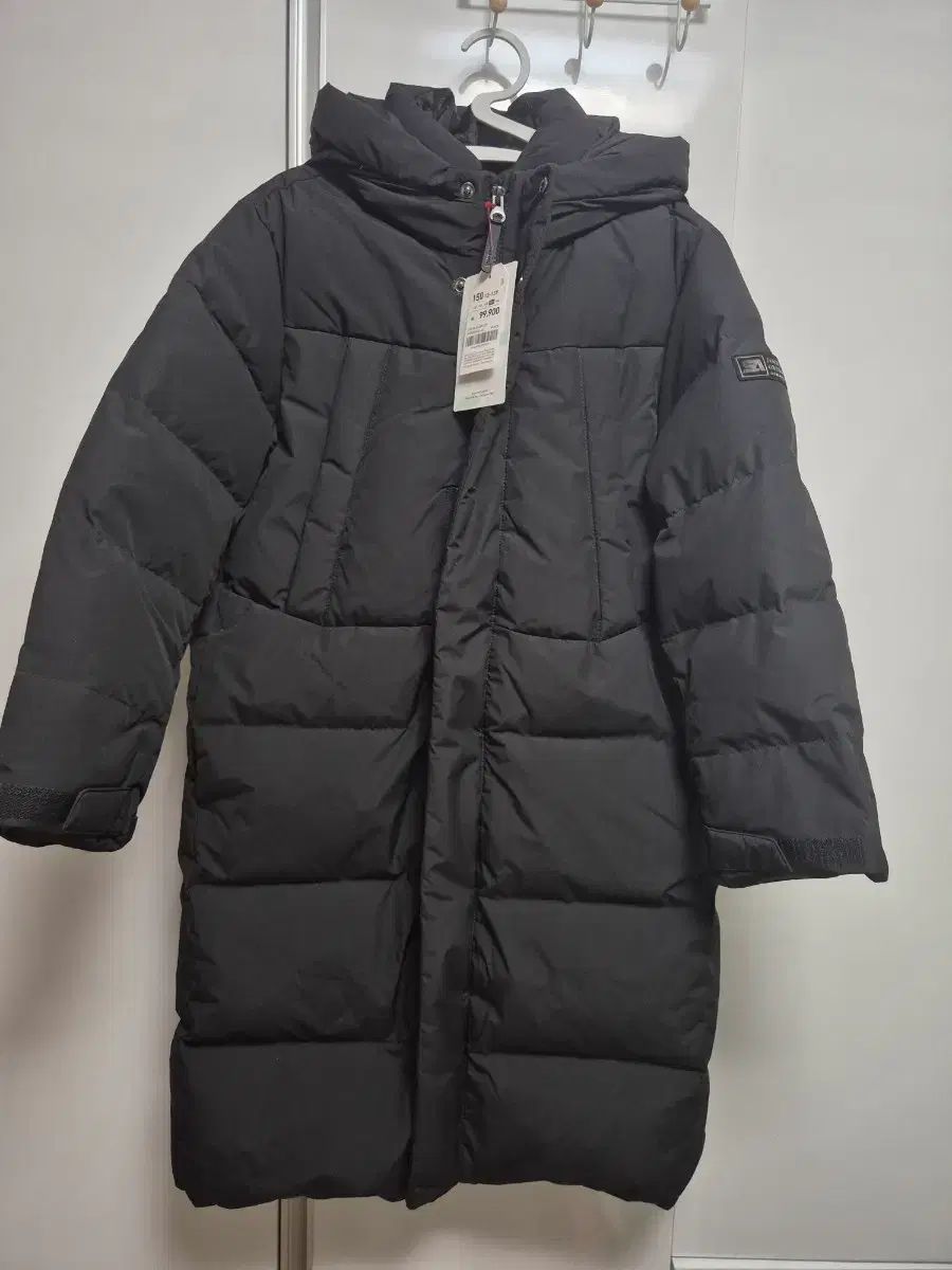 スパオ キッズ ロングダウン ブラック 150号