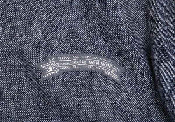 マドモアゼルノンノンMademoiselle NON NON リネンロゴワッペンワン