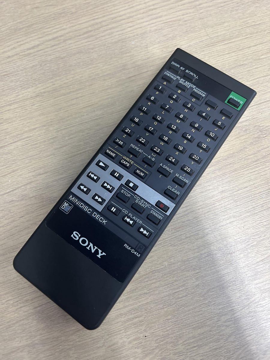SONY ソニー MDデッキ リモコン RM-D4M - メルカリ