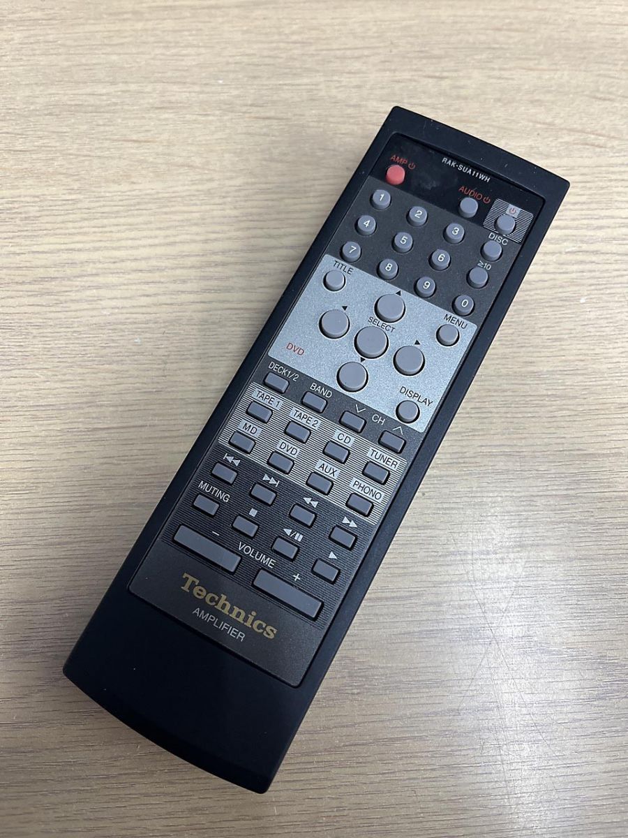 [保証あり] テクニクス　リモコン　RAK-SUA11WH Technics テクニクス リモコン RAK-SUA11WH