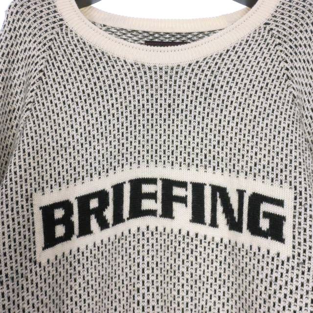 ブリーフィング BRIEFING MERINO WOOL LOGO CREWNECK KNIT ロゴ クルー