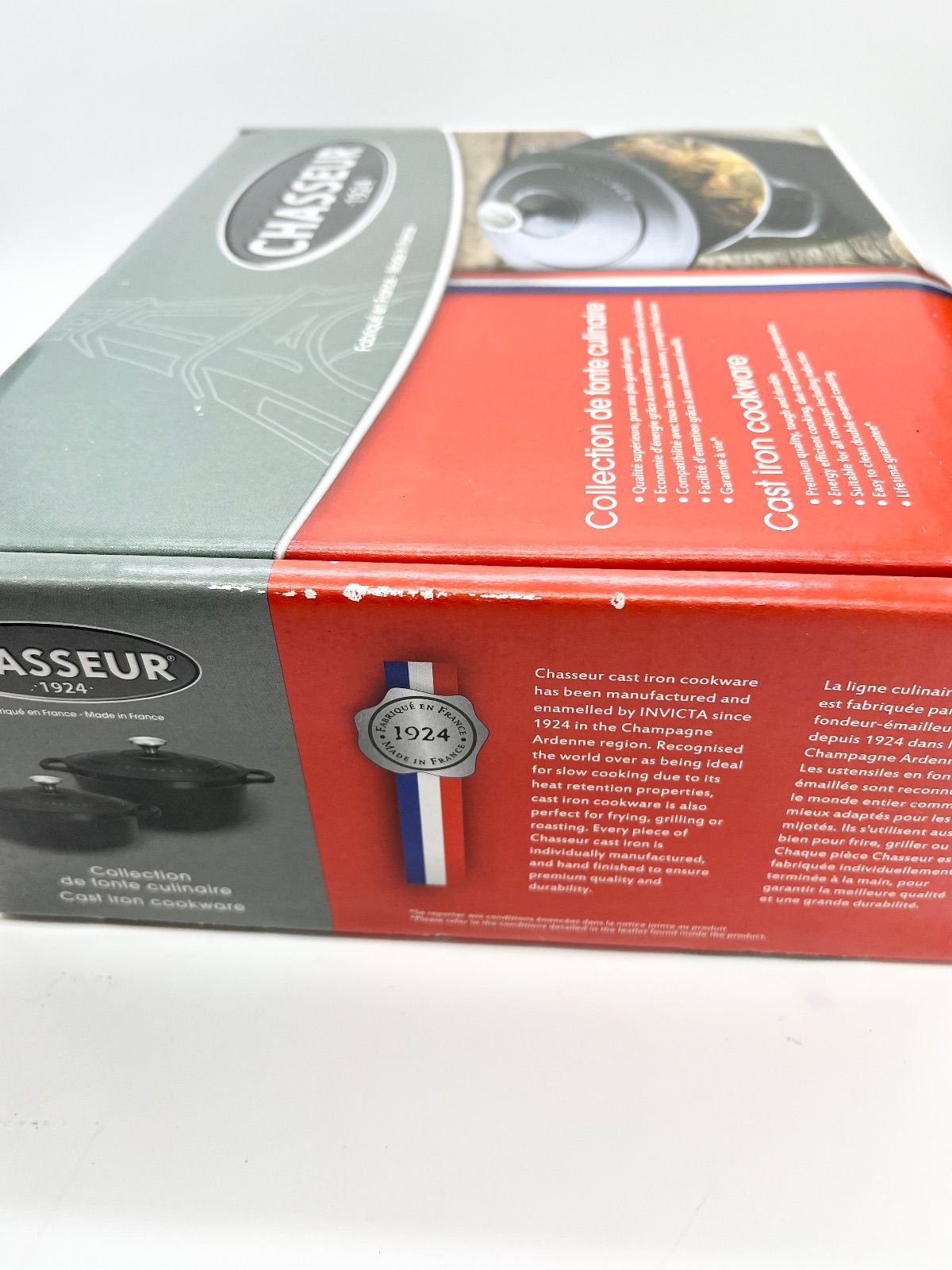 CHASSEUR 鋳鉄製 両手鍋 限定色 CHASSEUR 鋳鉄製 両手鍋 24cm ブラック - メルカリ